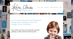 Desktop Screenshot of kate-clarke.com