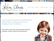 Tablet Screenshot of kate-clarke.com